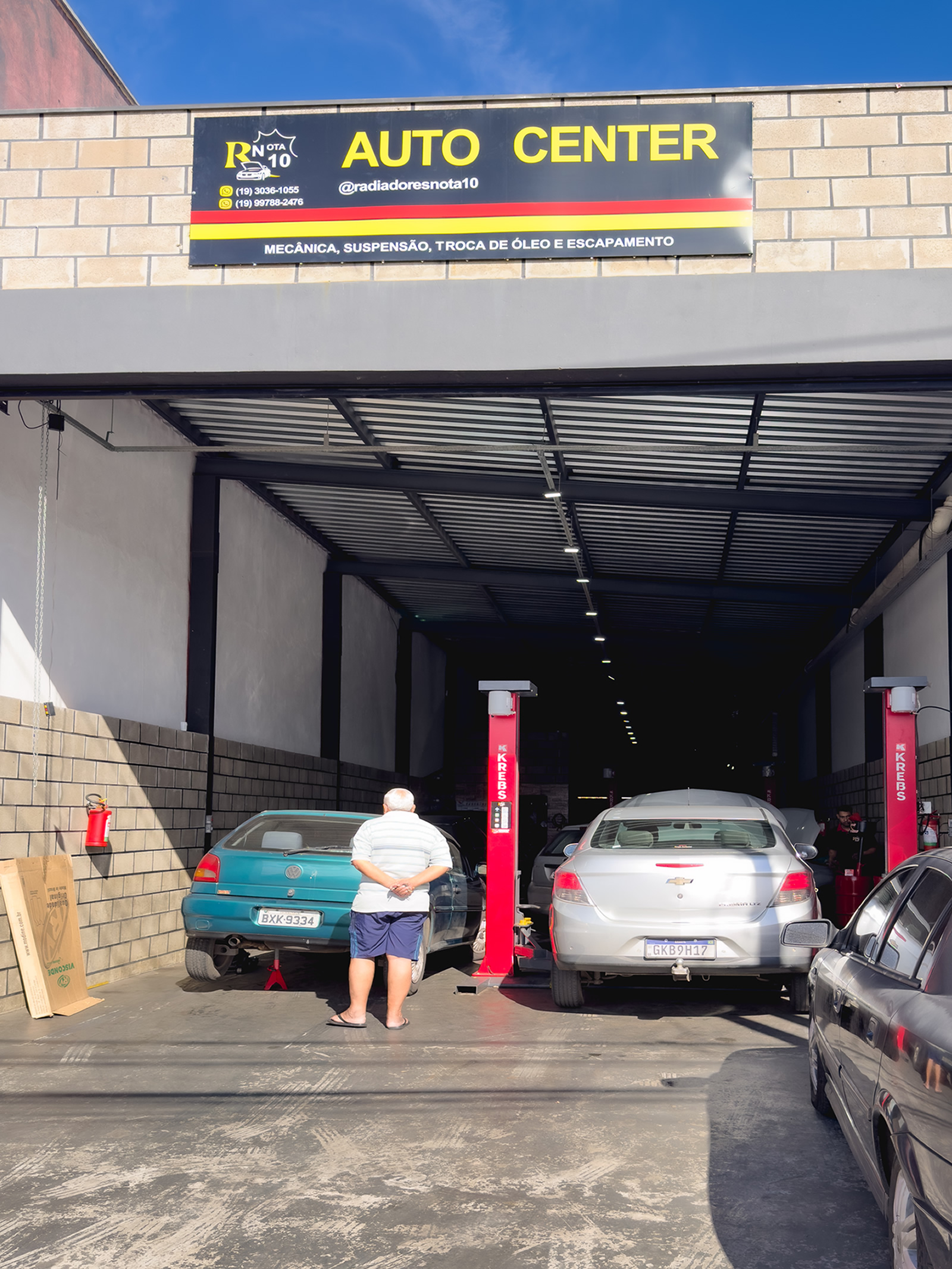 Fachada Auto Center Radiadores Nota 10